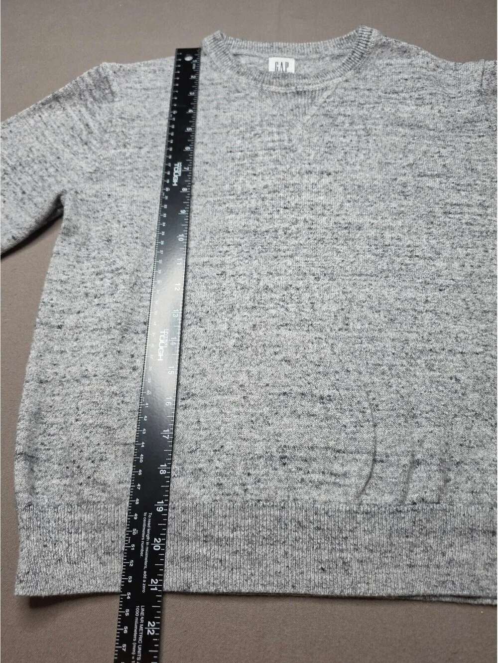 Gap Kids XXL 14/16 Gray Marled Crewneck Sweatshirt Pullover Cotton Blend